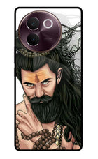 Mahadev Vivo V30e Glass Case Back Cover by Casekaro