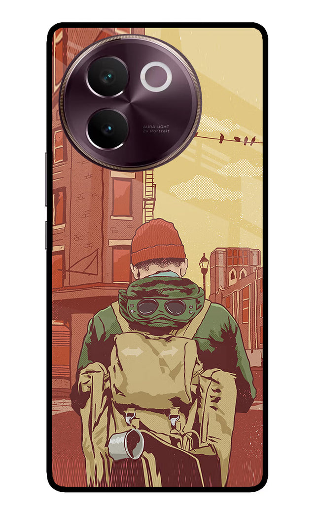 Adventurous Vivo V30e Glass Case