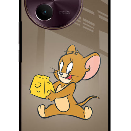 Jerry Vivo V30e Glass Case Back Cover by Casekaro