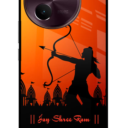Lord Ram - 4 Vivo V30e Glass Case Back Cover by Casekaro