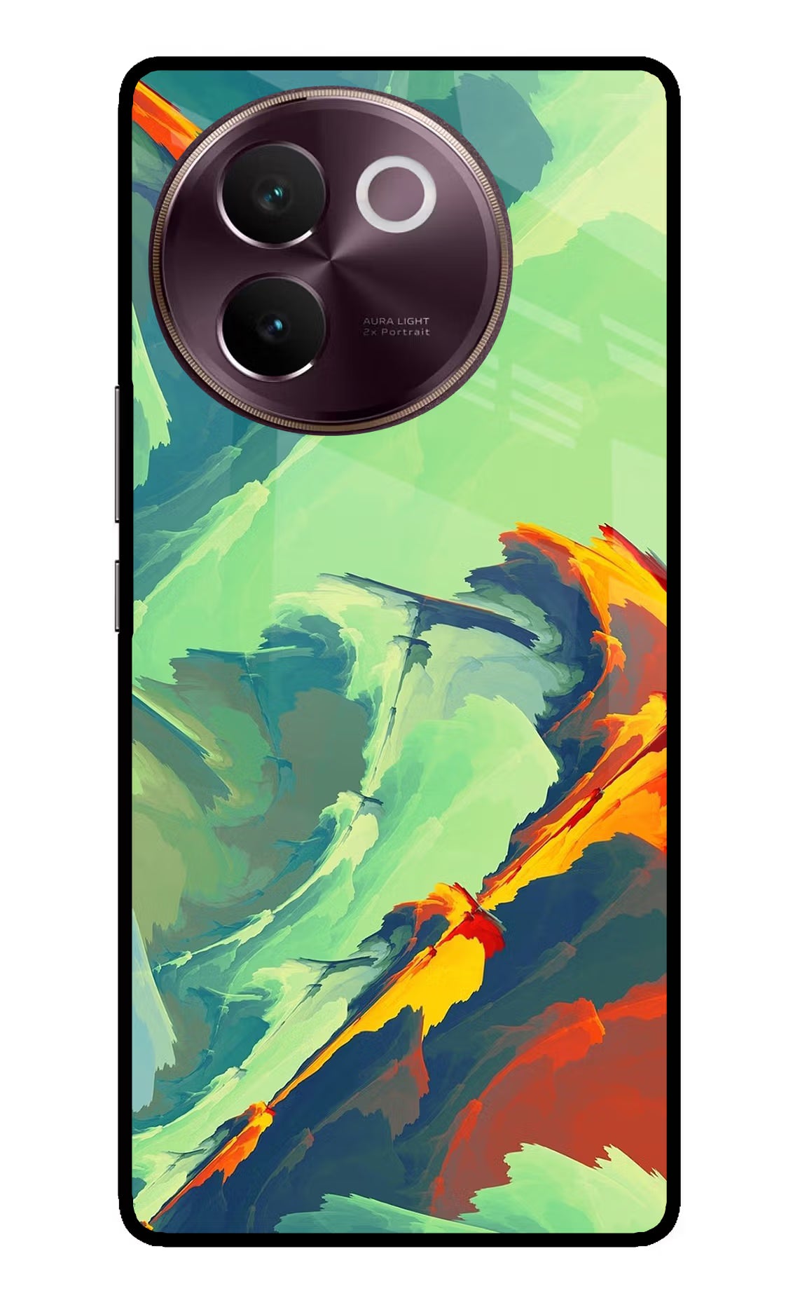 Paint Art Vivo V30e Glass Case
