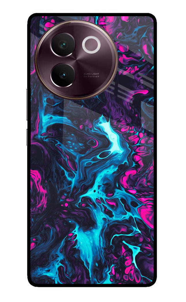 Abstract Vivo V30e Glass Case