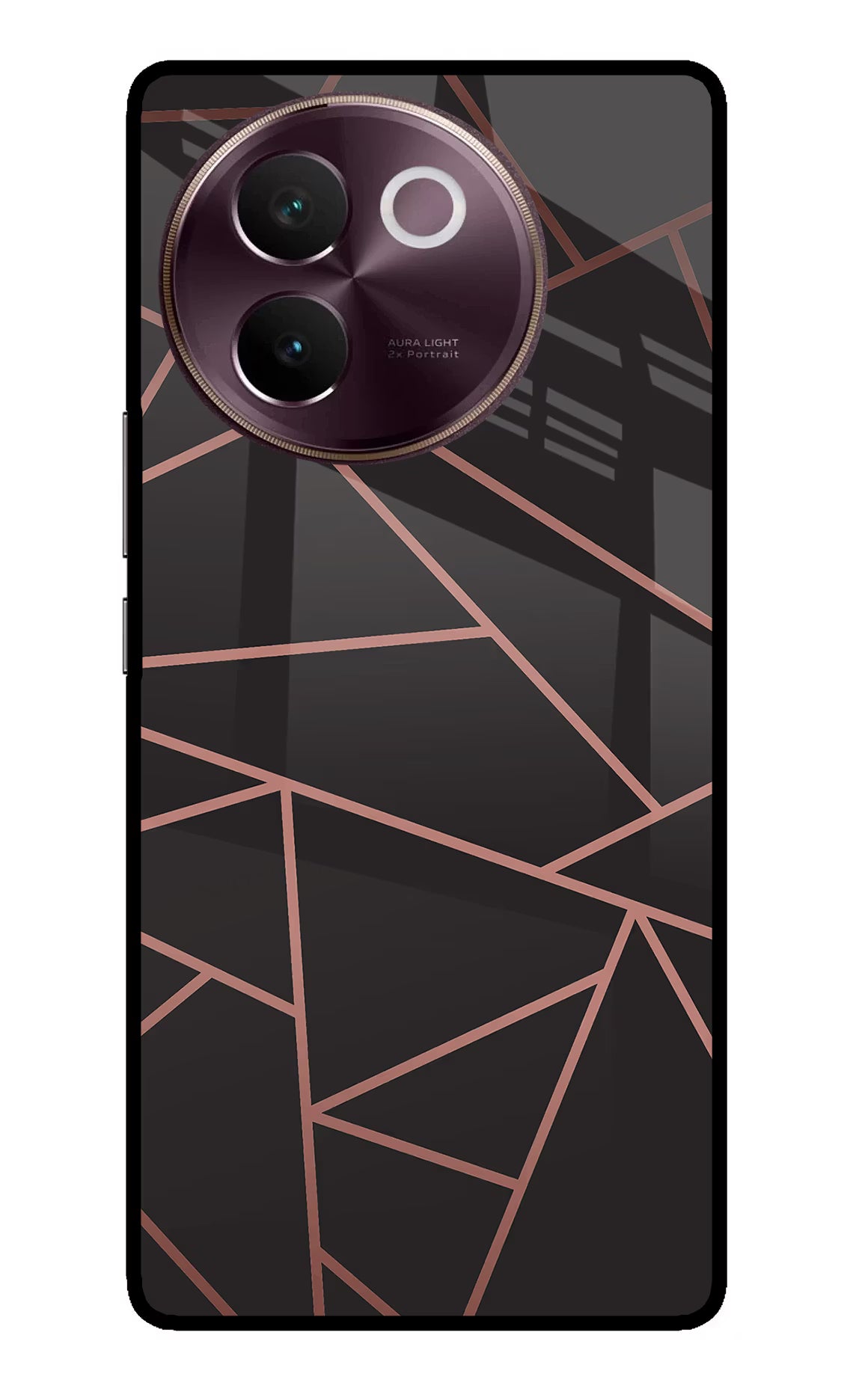 Geometric Pattern Vivo V30e Glass Case