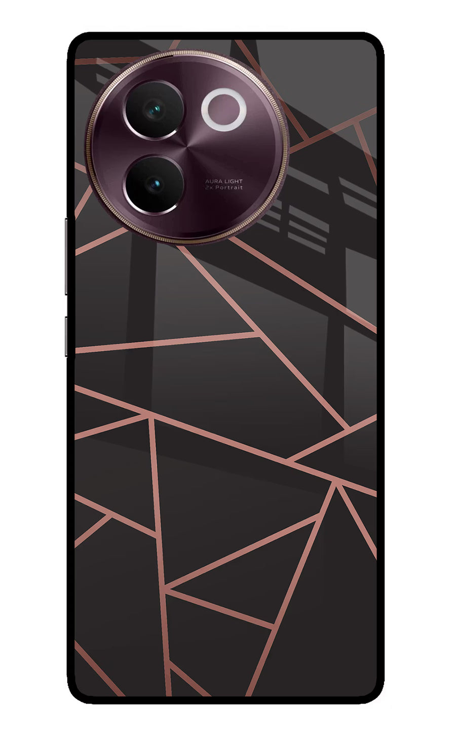 Geometric Pattern Vivo V30e Back Cover, Glass case