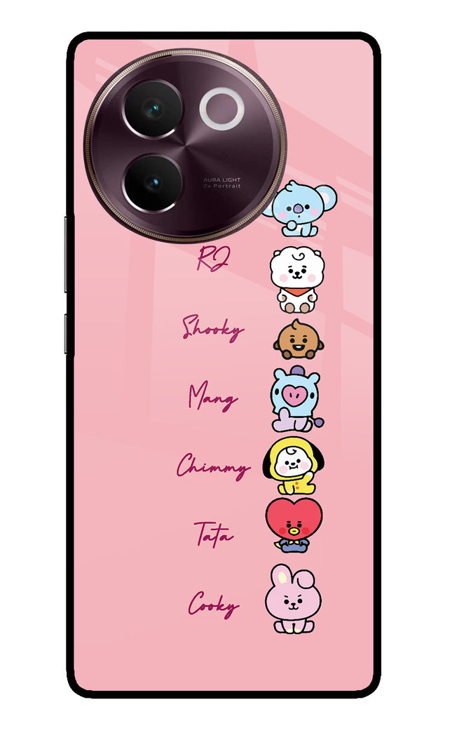 BTS names Vivo V30e Glass Case