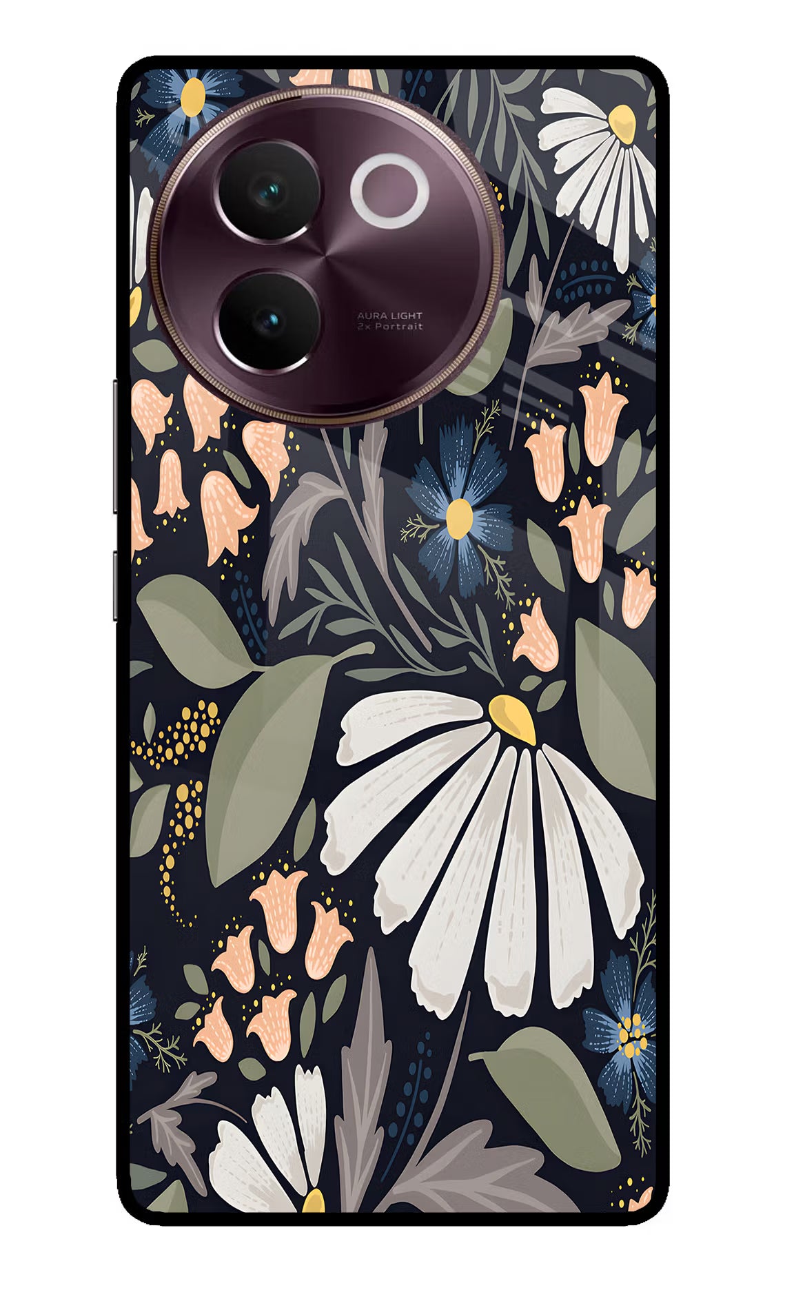 Flowers Art Vivo V30e Glass Case