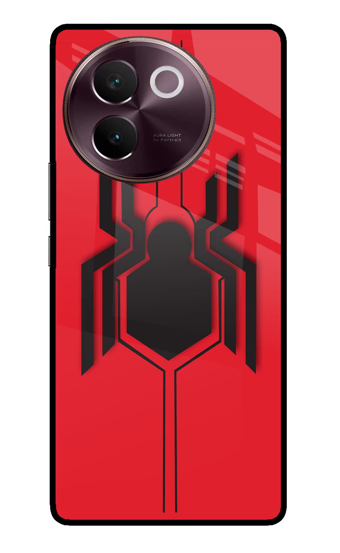 Spider Vivo V30e Glass Case Back Cover by Casekaro