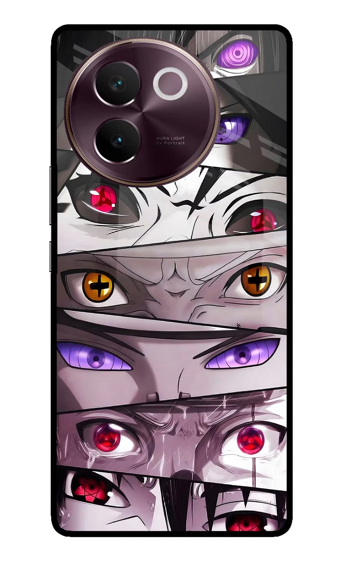 Naruto Anime Vivo V30e Glass Case Back Cover by Casekaro