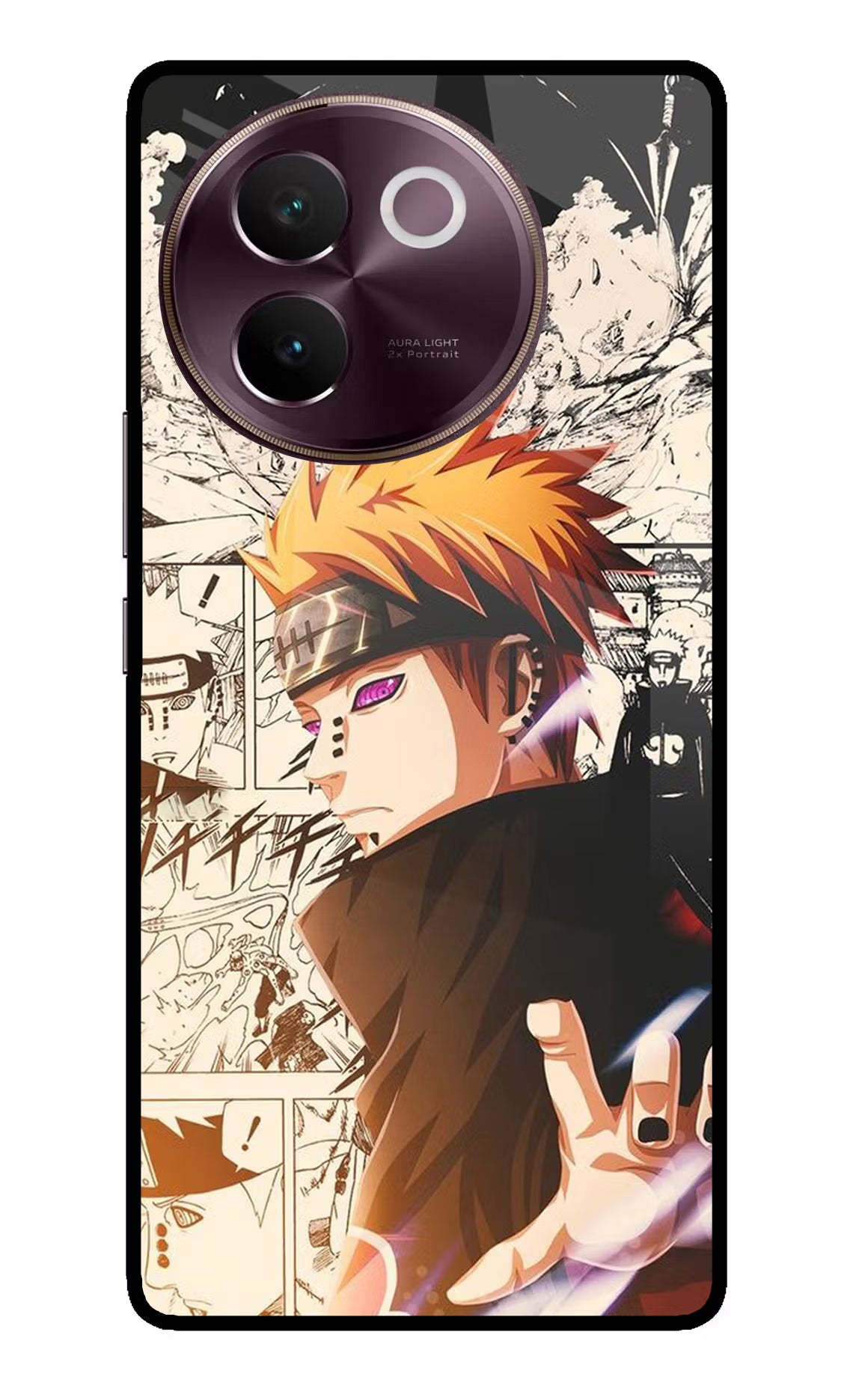 Pain Anime Vivo V30e Glass Case