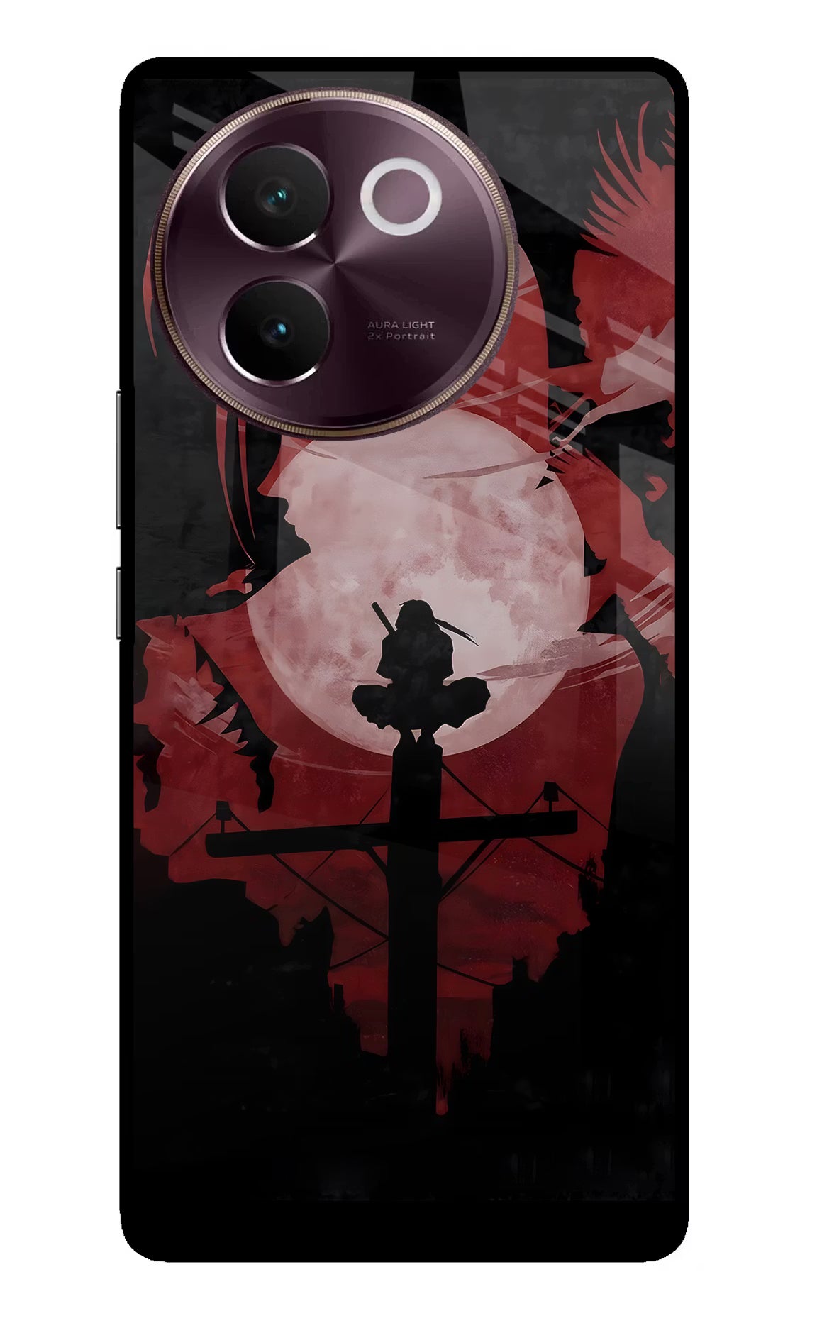 Naruto Anime Vivo V30e Glass Case