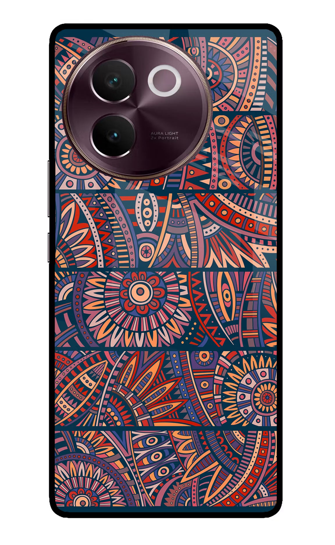 African Culture Design Vivo V30e Glass Case Back Cover by Casekaro