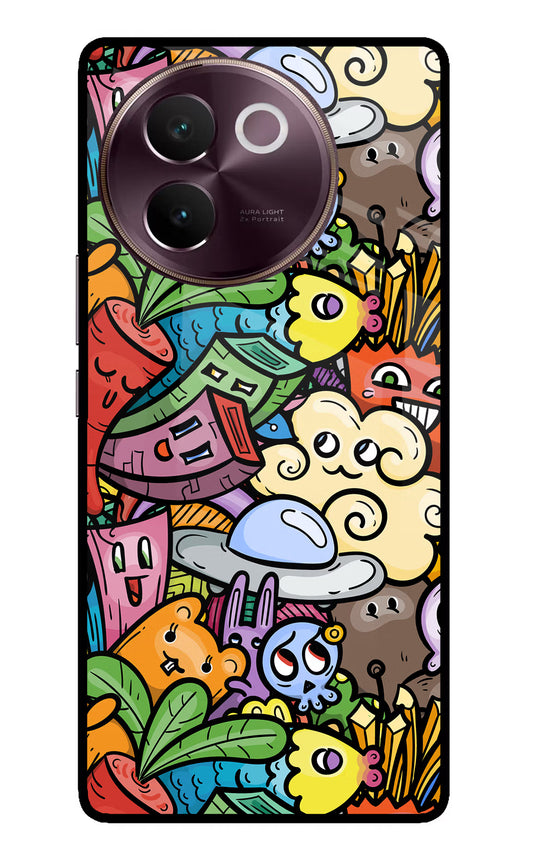 Veggie Doodle Vivo V30e Glass Case