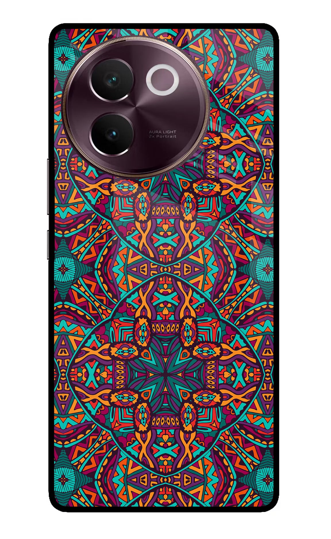 Colour Mandala Vivo V30e Glass Case