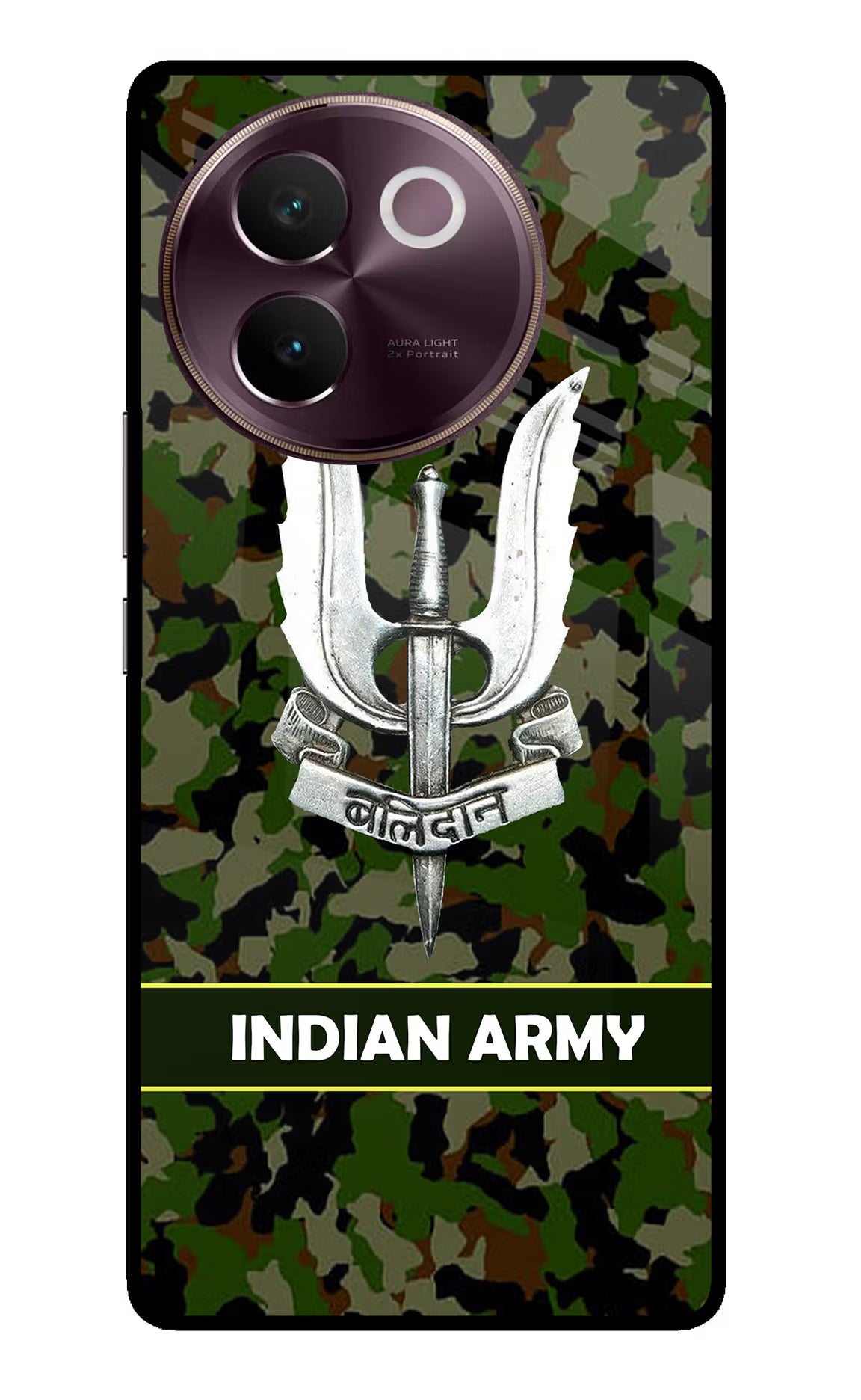 Balidan Indian Logo Vivo V30e Glass Case