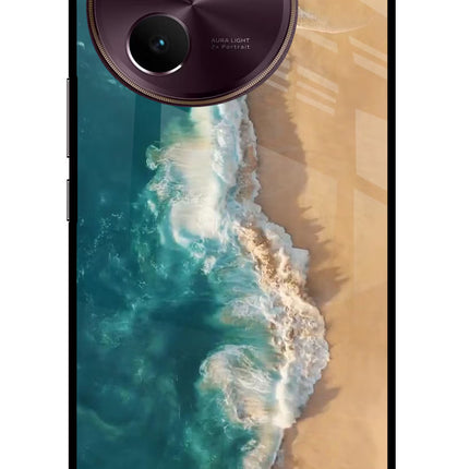 Ocean Beach Vivo V30e Glass Case