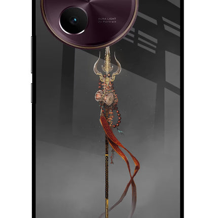 Shiv Trishul Vivo V30e Glass Case
