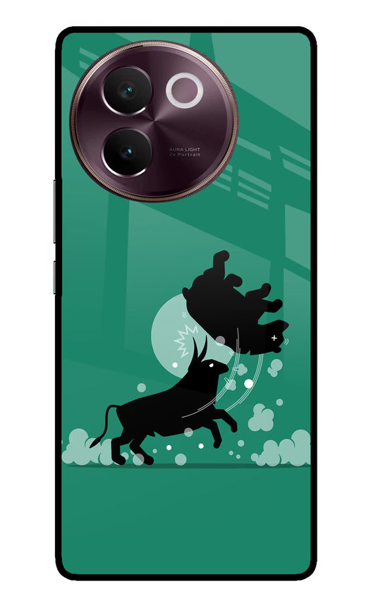 Bull Conqueror Vivo V30e Glass Case
