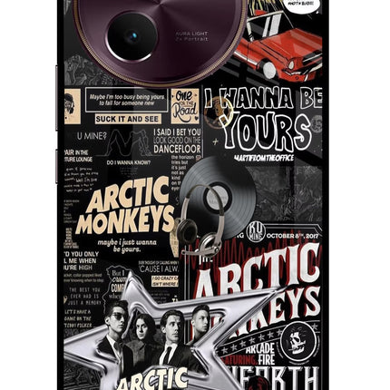 Arctic Monkeys Vivo V30e Glass Case