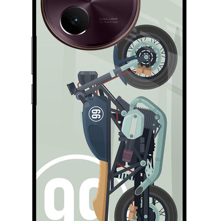Classic Cafe Racer 99 Vivo V30e Glass Case