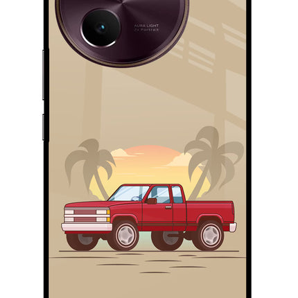 Desert Classic Drive Vivo V30e Glass Case