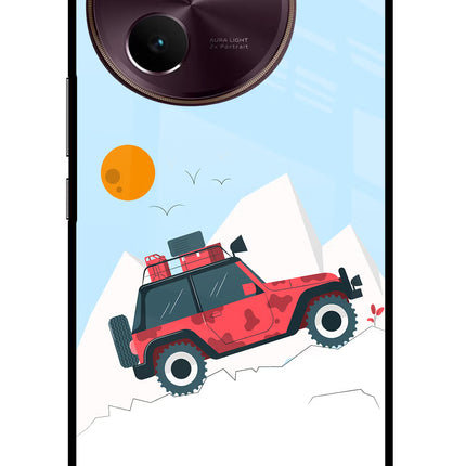 Mountain Trail Beast Vivo V30e Glass Case