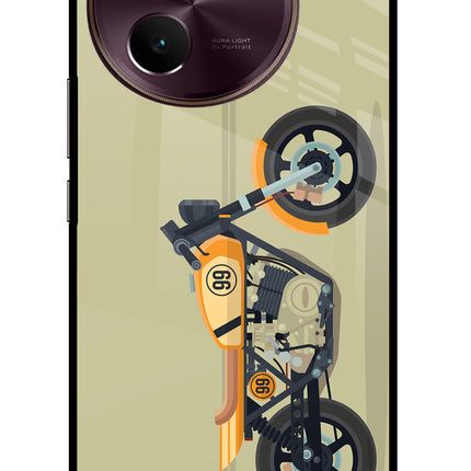 Vertical Speedster Vivo V30e Glass Case