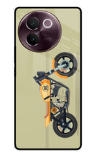 Vertical Speedster Vivo V30e Glass Case