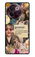 Gemini Zodiac Vivo V30e Glass Case