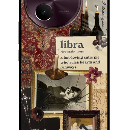 Libra Zodiac Vivo V30e Glass Case