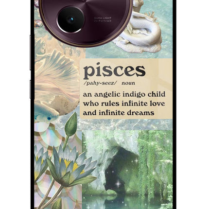 Pisces Zodiac Vivo V30e Glass Case