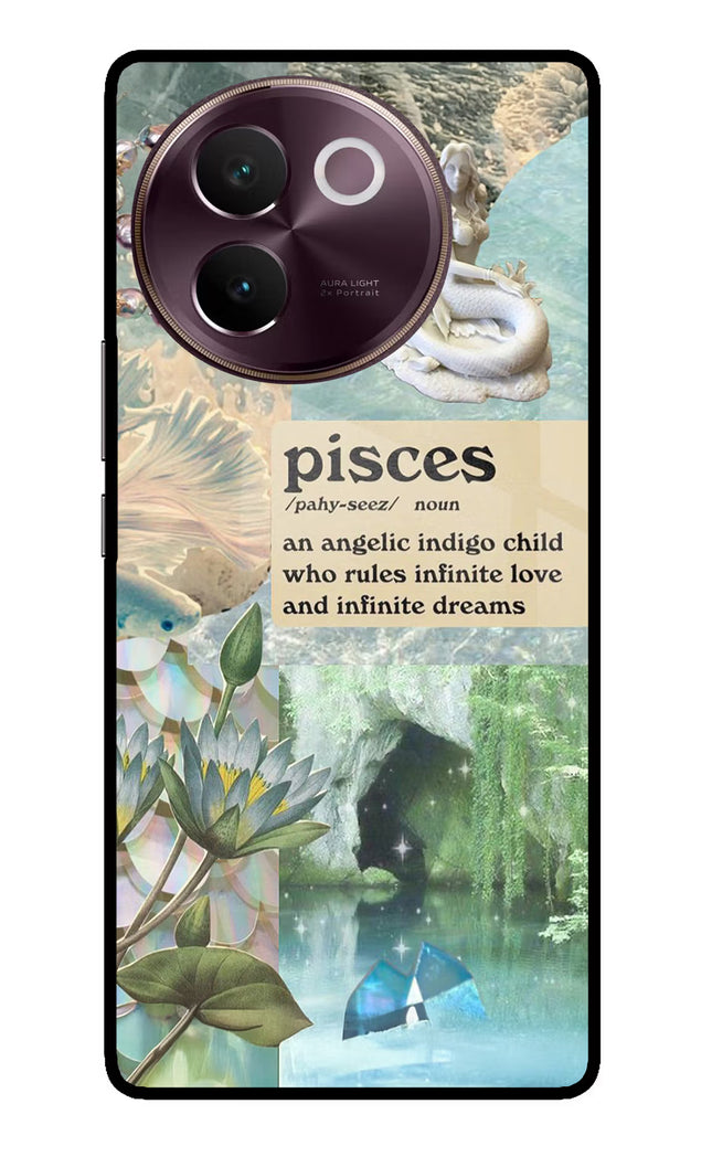 Pisces Zodiac Vivo V30e Glass Case