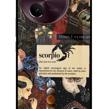 Scorpio Zodiac Vivo V30e Glass Case