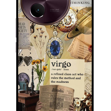 Virgo Zodiac Vivo V30e Glass Case