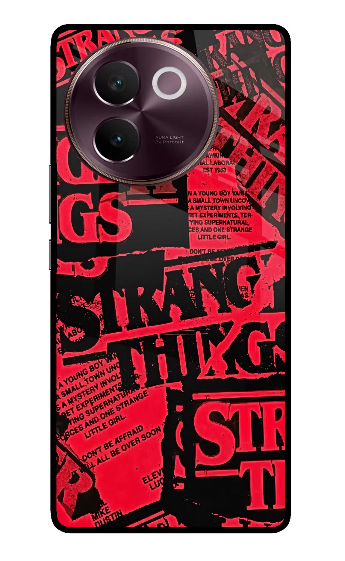 Ordinary Things Vivo V30e Glass Case Back Cover by Casekaro