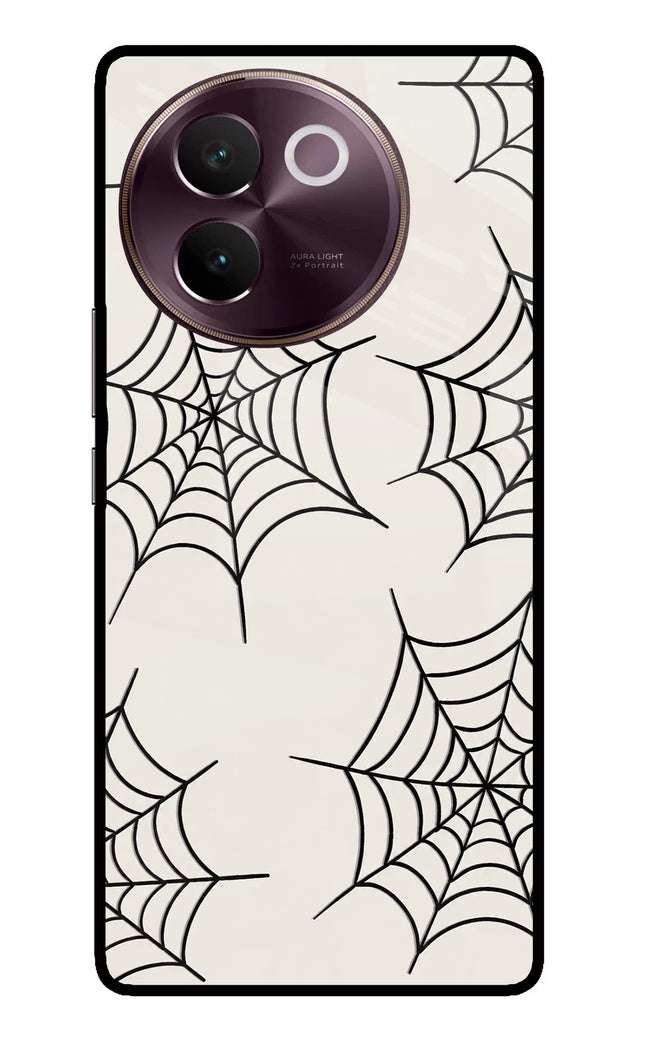 Spider Web Vivo V30e Glass Case