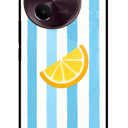 Summer Lemon Vivo V30e Glass Case