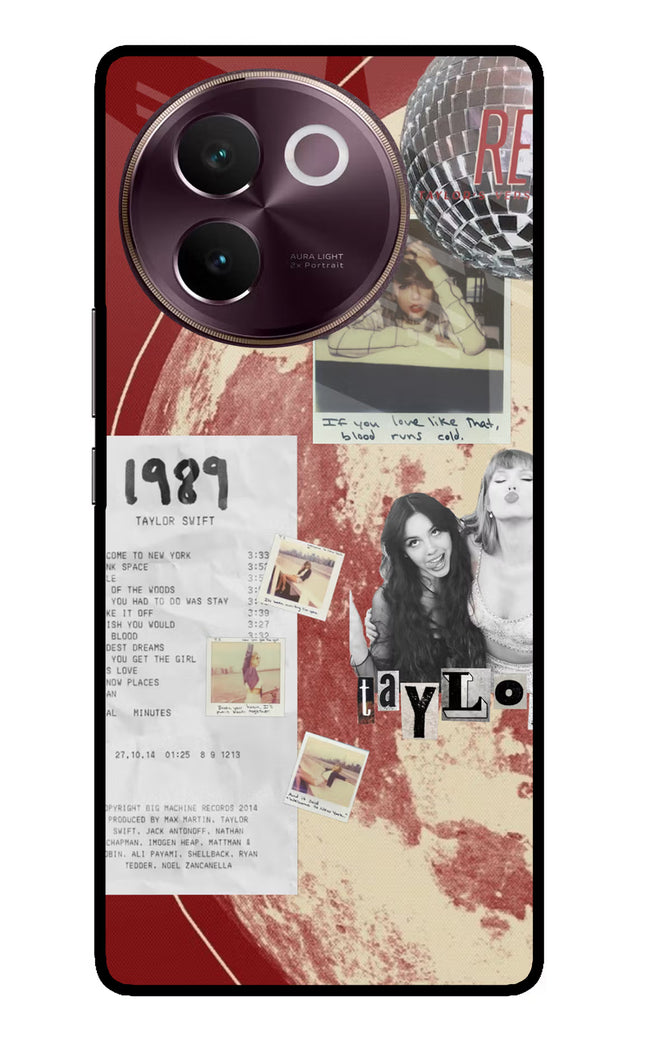 Taylor Swift Vivo V30e Glass Case