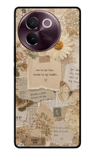 Vintage case Vivo V30e Glass Case
