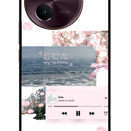 Wave to earth Vivo V30e Glass Case