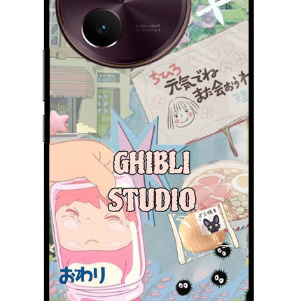 Studio Ghibli Vivo V30e Glass Case