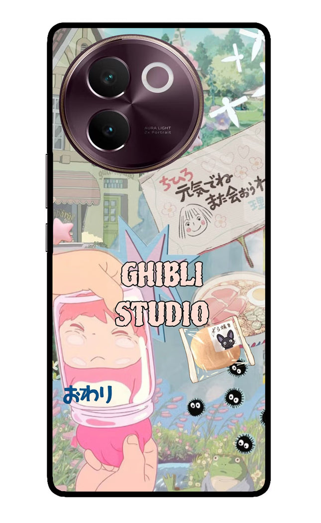 Studio Ghibli Vivo V30e Glass Case