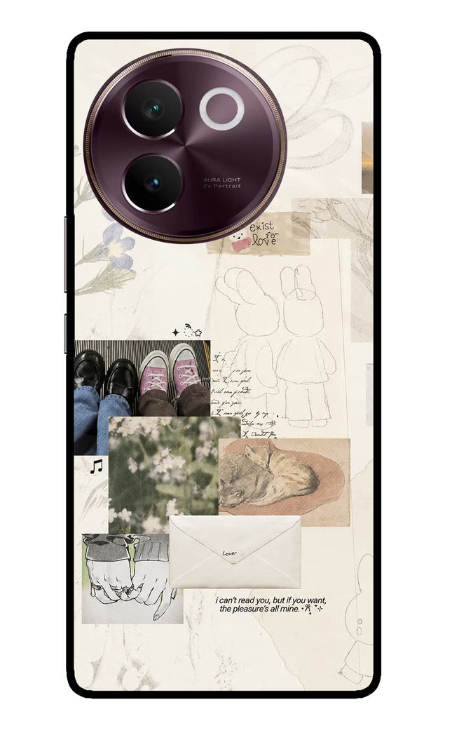 Soft Aesthetic Vivo V30e Glass Case