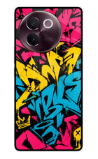 Graffiti Vibe Vivo V30e Glass Case