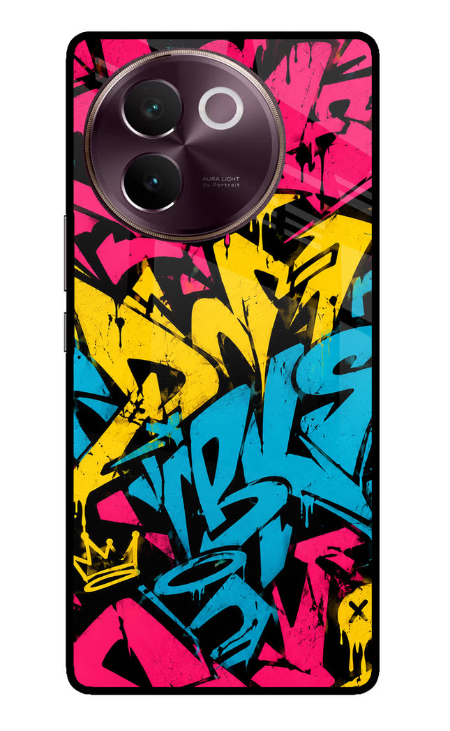Graffiti Vibe Vivo V30e Glass Case