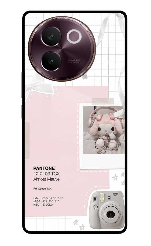 Pantone Asthetic Vivo V30e Glass Case
