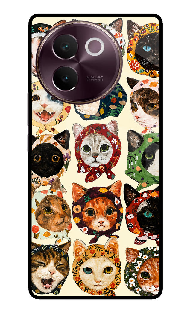 Cool Cat Vivo V30e Glass Case