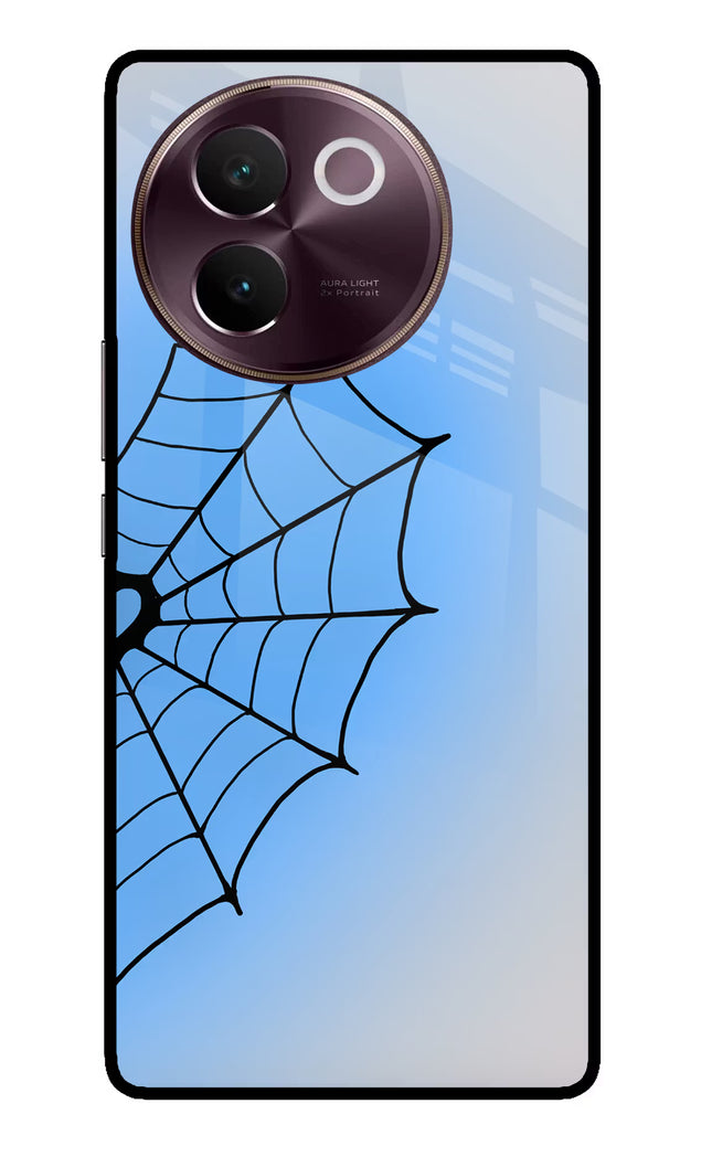 Blue Web Vivo V30e Glass Case