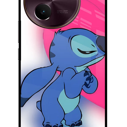 Stitch Hug Vivo V30e Glass Case