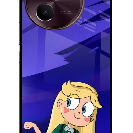 Star Glow Vivo V30e Glass Case