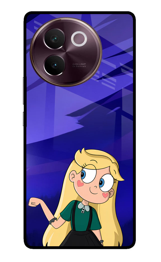 Star Glow Vivo V30e Glass Case